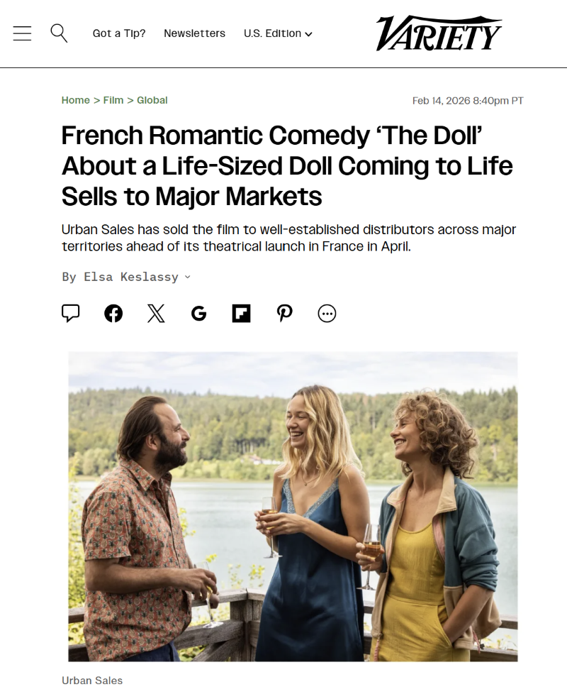 Upcoming release The Doll selling to key territories Upcoming release The Doll selling to key territories